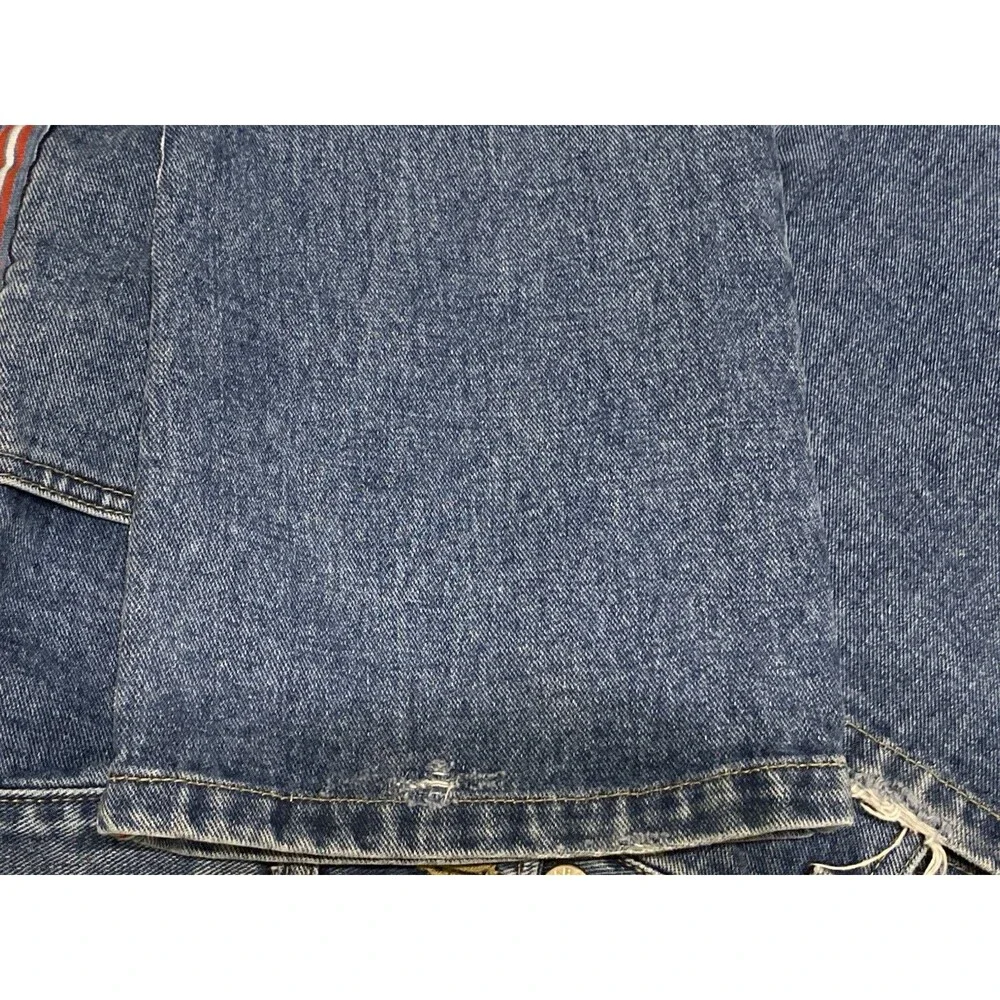 Xhilaration Womens Juniors 11 VTG Grunge 90s Y2K Jeans Side Stripes 100% Cotton - Picture 15 of 15